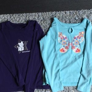 2 American Girl Shirts BUNDLE! (Not for the doll)